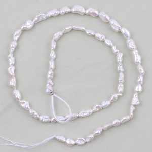 16 inches 3-4mm Natural White Seed Keshi Pearls Loose Strand