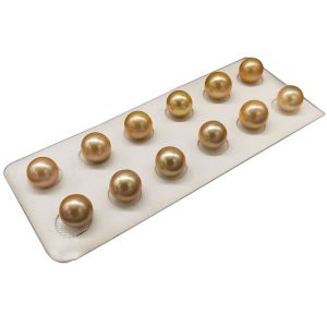 Wholesale 5-14mm Natural Yellow Gold Round South Sea Pearl