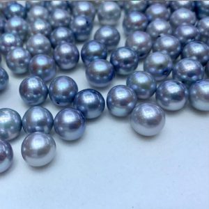 Wholesale 6-7mm AAA Natural Gray Akoya Pearls