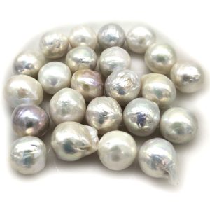 Wholesale 9-14mm Natural White Fresh Water Loose Baroque Pearl