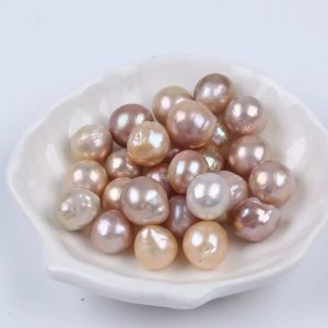 Wholesale 9-14mm Natural Pink Fresh Water Loose Baroque Pearl