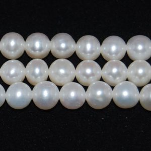 16 inches 2-3mm AA+ White Natural Round Akoya Pearls Loose Strand