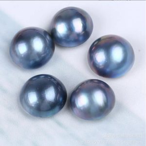 Wholesale 13-20mm Natural Large Blue Sea Water Mabe Pearl