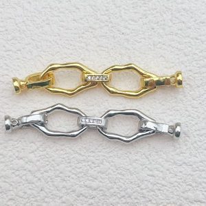 Wholesale 10x50mm 925 Sterling Silver Linked Jewelry Clasp