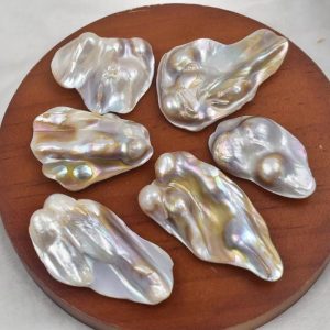 Wholesale 20-50mm Natural Large Baroque Blister Pearl