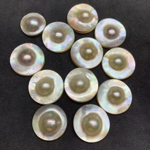 Wholesale Untrimmed AA+ 20-22mm White Sea Water Mabe Pearls