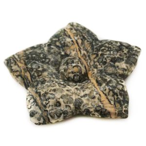 Wholesale 11X55mm Rafflesia Carved Large Picture Jasper Charm Pendant